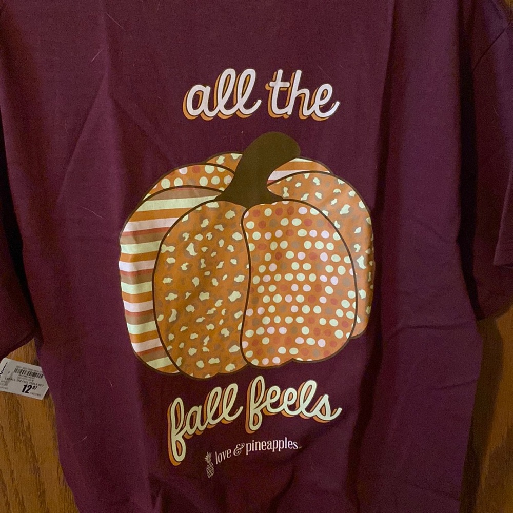 Love and Pineapple short sleeve New with tags Large